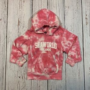 Pink Tie Dye Sea World Sweatshirt Hoodie